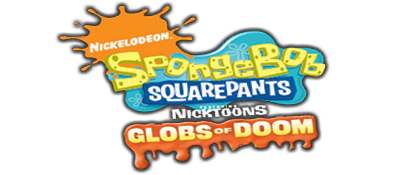 SpongeBob SquarePants Featuring Nicktoons Globs of Doom title screen for Nintendo DS